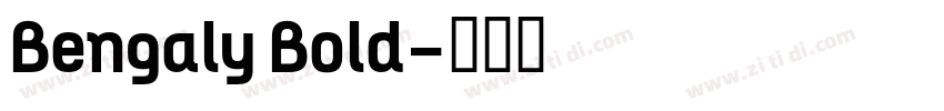 Bengaly Bold字体转换